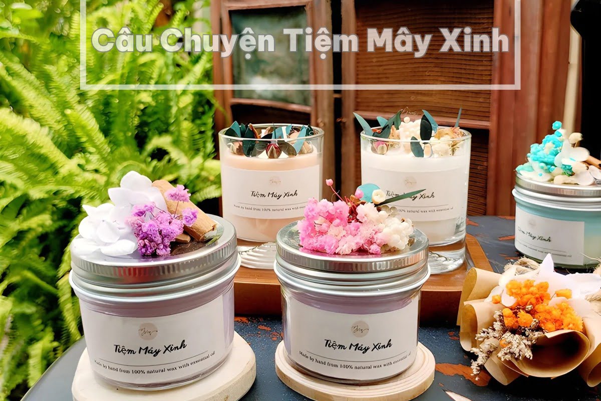 Giới Thiệu Tiệm Mây Xinh - Nến Thơm Cao Cấp, Đồ trang trí cao cấp